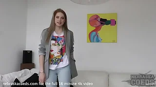 supah fresh new 18yo margarita nervously doing her first ever audition